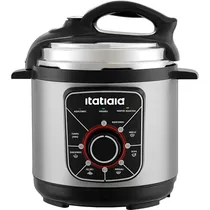 Panela de Pressão Elétrica Itatiaia Essencial PPESS2001 700 W 220V - Prata/Preto 3L