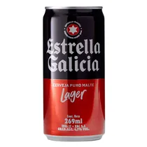 Beb Cerveja Espanha Estrella Galicia Lager 269ML Lata 990027*