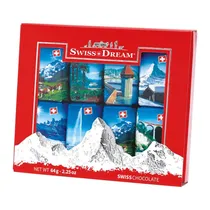 Chocolate Swiss Dream Napolitains Gift Pack Caixa 64G