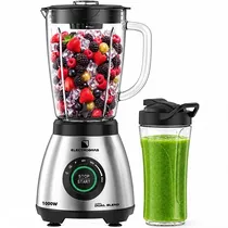 Liquidificador Electrobras Dual Blend EBL-11 1.000 Watts 1.750 Litros 8 Velocidades + Pulsar 127V ~ 60HZ - Prata/Preto