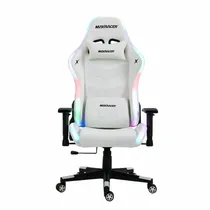 Poltrona Gamer Max Racer Kroma KRM-12 Wi-Fi LED RGB - White
