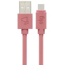 Cabo Micro-USB Elg M515KMAX 12W 2.1A 1.5M 5FT Rosa
