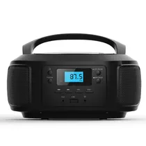 Toca CD 4LIFE FLD04 USB/ Aux/ FM/ BT/ Bivolt- Negro