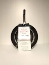 Kitchenaid 84811 Juego de 2 Sartenes Antiaderentes 21&31CM Negro Onix