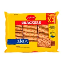 Biscoito Mazzei Crackers Clasica Pack X3 330G