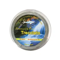 Hilo de Pesca Tiburon Trecciato 8X 64KG 0.57MM 150M Gray