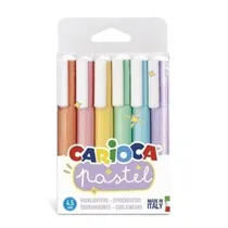 Carioca 43033 Marcador Pastel 6PCS