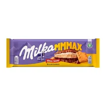 Barra Chocolate Milka Recheado Bolacha 300G