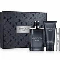 Kit Perfume Masculino Jimmy Choo Man Edt 100ML + Perfume 7.5ML + Gel de Banho