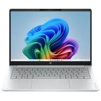 NB HP Omnibook 3 14-HZ0688CL Snapdragon X X1-26-100 Ai 2.9GHZ/ 16GB/ 256 SSD/ 14" Oled Wuxga/ Backlit Keyboard/ Glacier Silver/ W11H