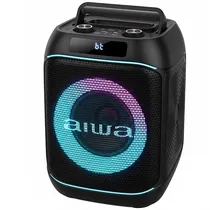 Caixa de Som Aiwa AWPOC805 de 8" 600 Watts P.M.P.O com Bluetooth/USB - Preta