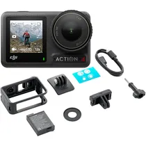Câmera Dji Osmo Action 4 Standard Combo 4K com Tela Touch de 2,25" Wi-Fi/Bluetooth - Black