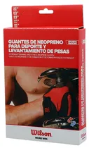 Luva de Treino Wilson AW802 Preto/Vermelho - CH
