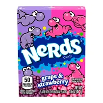 Bala Wonka Nerds Morango e Uva Caixa 46.7G