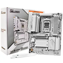 Placa Mãe Asrock X870 Challenger Wi-Fi White Socket AM5 / DDR5