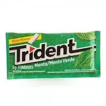 Trident Chicle Menta Verde 21X8GR