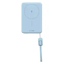 Carregador Portátil G-Tide Slim 01 5000MAH USB-C A USB-C Sem Fio - Azul