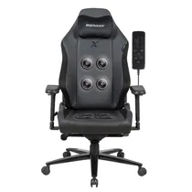 Cadeira Gamer Maxracer Heavy HVY-6-Smi - com Massageador - Ajustável - Preto (Tecido)