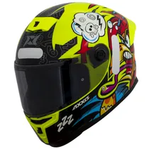 Casco Axxis Hummer Braap A3 Yellow - L