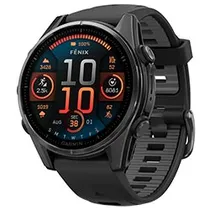 Reloj Inteligente Garmin Fenix 8 Sapphire / 43MM - Carbon Gris / Titanium Negro (010-02903-20)