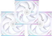 Cooler para Gabinete Thermalright TL-M12QRW X3 Reverse Airflow Argb 120MM - Branco