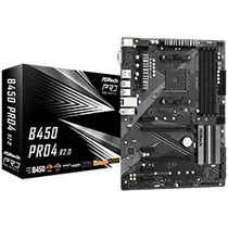 Placa Mãe Asrock B450 PRO4 R2.0 Socket AM4 / VGA / DDR4