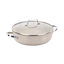 Cacerola Con Tapa Korkmaz Granita A1263 3.5L 26 CM Beige