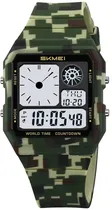 Relogio Skmei 2347 Black Green - Masculino