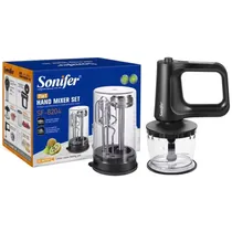 Batedeira Sonifer SF-8204 - 7 Em 1 - 800W - 1L - 220V 50/60HZ - Preto