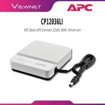 Nobreak UPS Mini Apc CP12036LI Back-UPS Connect 36W Litio 12VDC