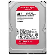 HD Western Digital 4TB WD Red Plus Nas 3.5" SATA 3 5400RPM - WD40EFZZ (Garantia BR)