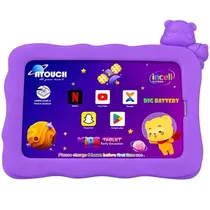 Tablet Atouch KC64 Lite Kids 5G 256GB 1GB Ram Dual Simtela 7.85" Wifi 16MP - Roxo