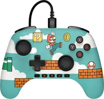 Controle Powera Nintendo Switch 2 Super Mario Time NSGP0527-01 (com Fio) Azul Ceu