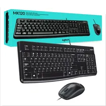 Logitech Teclado+Mouse MK120 Esp 920-004428 Negro
