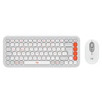 Tec/Mouse Logitech Pop Icon Combo BT White 920-013055