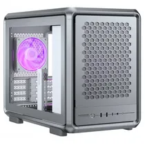 Gabinete Cooler Master Masterframe 400 Mesh Silver MF400M-SHNN-S00