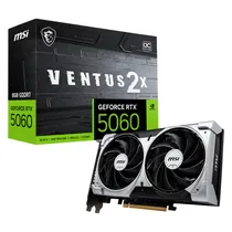 Placa de Vídeo MSI Ventus 2X Oc Nvidia Geforce RTX 5060 8GB GDDR7 - V537-017