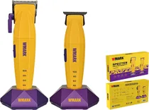 Kit Cortador de Cabelo Wmark NG-8636 Specter Barber Kit Recarregável Yellow
