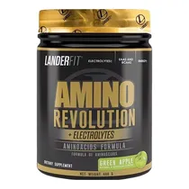 Suplemento Landerfit Amino Revolution Green Apple 480G