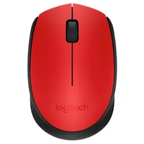 Ratón Logitech M170 Rojo Inalámbrico 910-004941