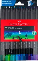 Lápis de Cor Faber Castell Cores Frias (15 Unidades) 1207