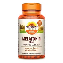 Suplemento Sundown Melatonin 10MG 90 Cápsulas