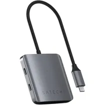 Satechi Hub ST-UC4PHM USB-C Aluminum 4-Port Metal 10.8 CM X 4.2 CM X 1.3 CM s/C