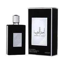 Perfume Lattafa Asdaaf Ameer Al Arab Black Eau de Parfum Masculino 100ML