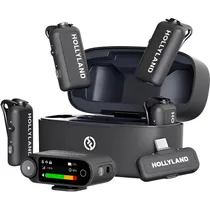 Sistema de Microfone Hollyland Lark Max 2 Combo Sem Fio 4 - Preto