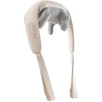 Massageador para Pescoço More Fitness MF-22 Bivolt - Bege/Cinza