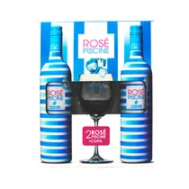 Vino Vinovalie Rose Piscine Kit 2 de 750ML + Copa