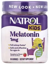 Natrol Melatonin 1MG Kids | Raspberry (60 Gummies)
