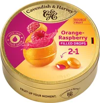 Bala de Frutas Cavendish & Harvey Orange Raspberry 2EM1 - 175G
