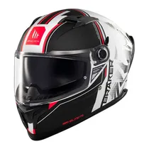 Capacete MT Helmets Braker SV Charm A1 - Fechado - Tamanho L - com Óculos Interno - Matt